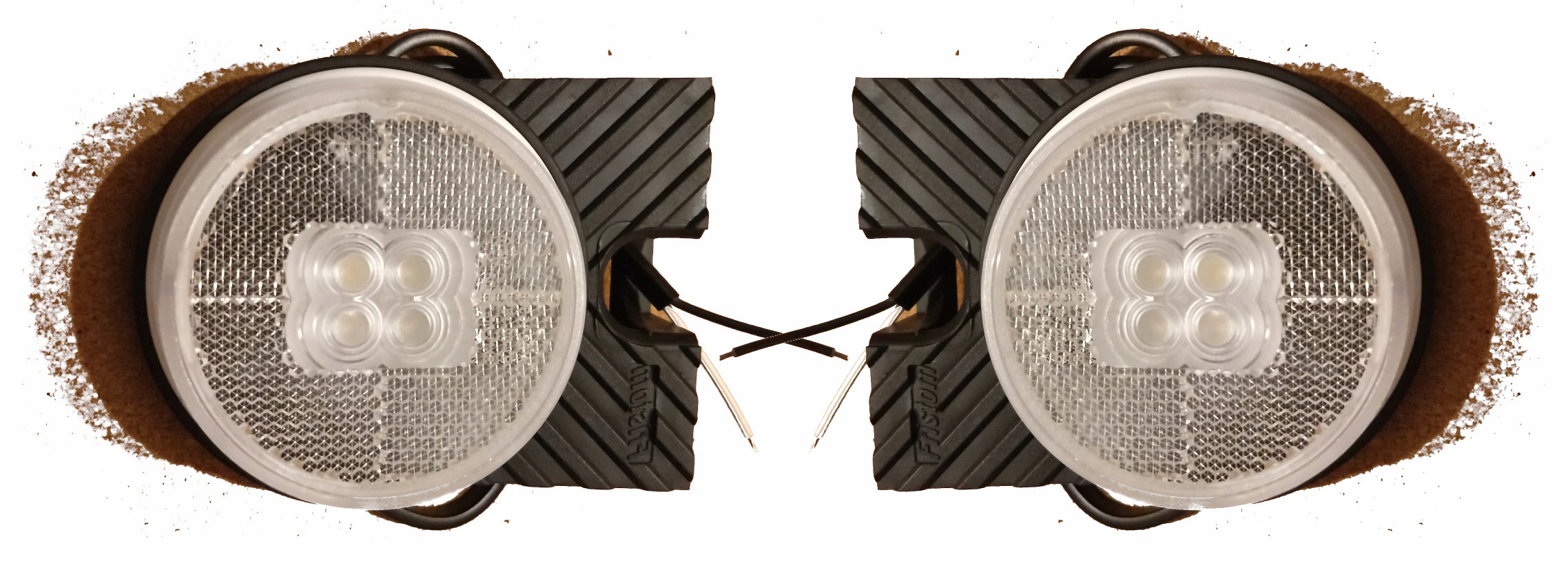 2 obrysové svetlá LED s reflektorom, pravé + ľavé
