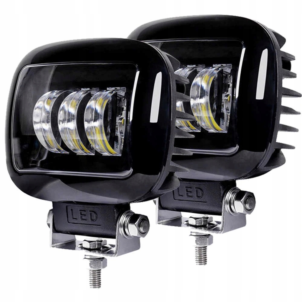 2 x HALOGÉNOVÁ LED SVIETIDLO 30W SVETLOMET 6D CREE 10-30V