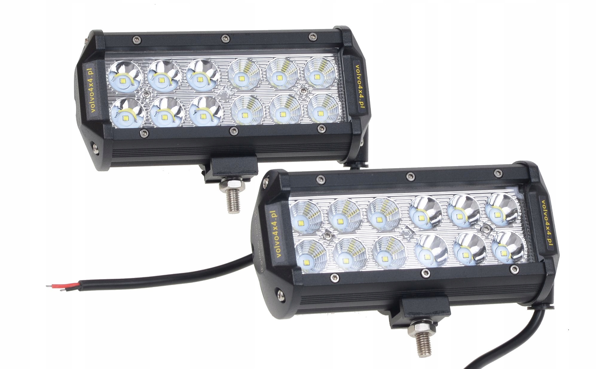 2x LED HALOGÉNOVÉ PRACOVNÉ SVETLO typ 36W COMBO 12 / 24V