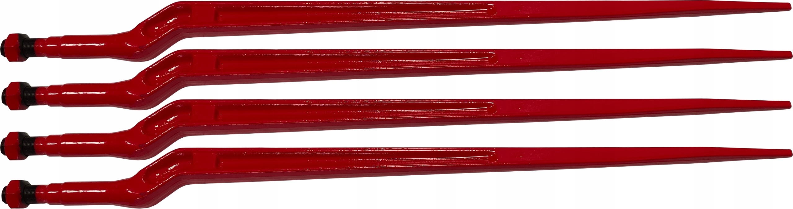 4x HRNADLO NAKLADAČA 880 mm KROKODILNÁ ÚCHYTKA NA VIDLICE
