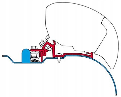 ADAPTÉR NA OPRAVU DENNÉHO AWNINGU IVECO H2 FIAMMA