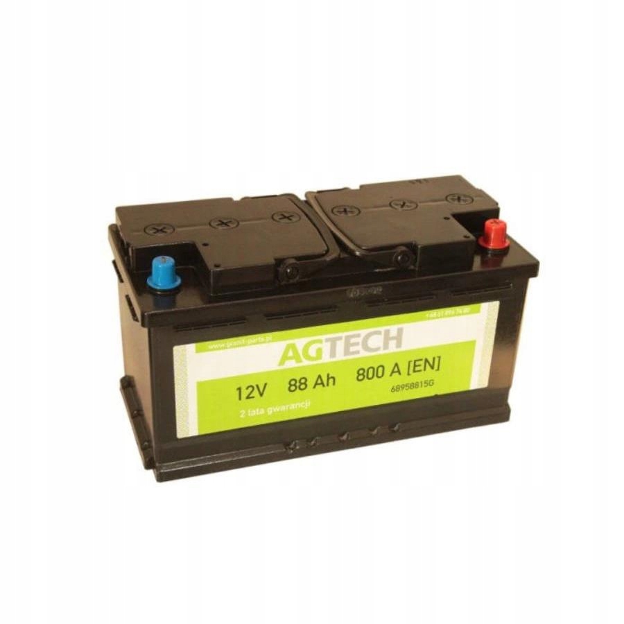 BATÉRIA AGTECH 12V 88AH 800A + P