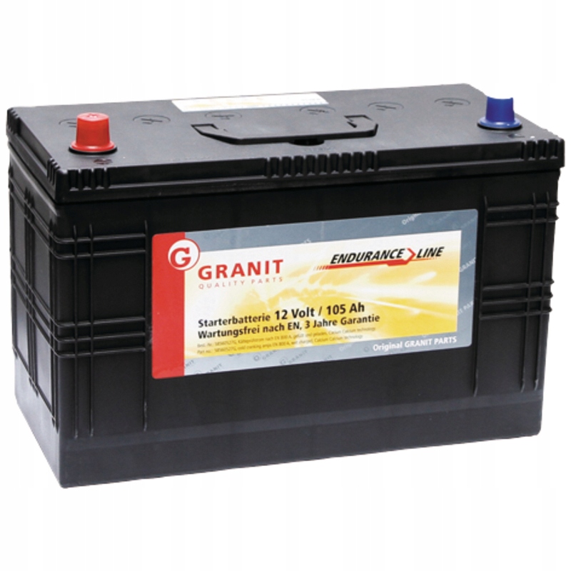 GRANIT akumulátor 12 V 105Ah zaplavený 800 A