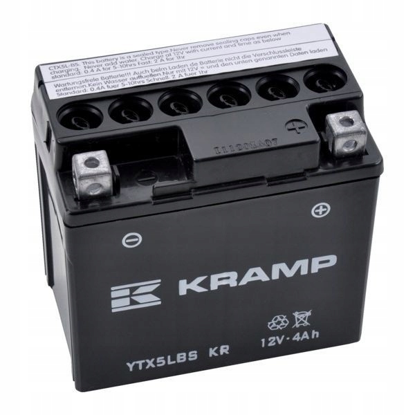 Batéria 12 V 4Ah 70 A s elektrolytom Kramp