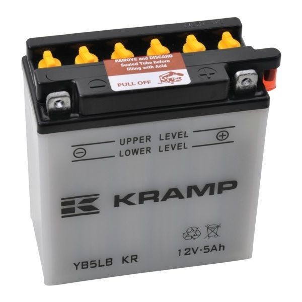 Batéria 12 V 5Ah 60 A s elektrolytom Kramp