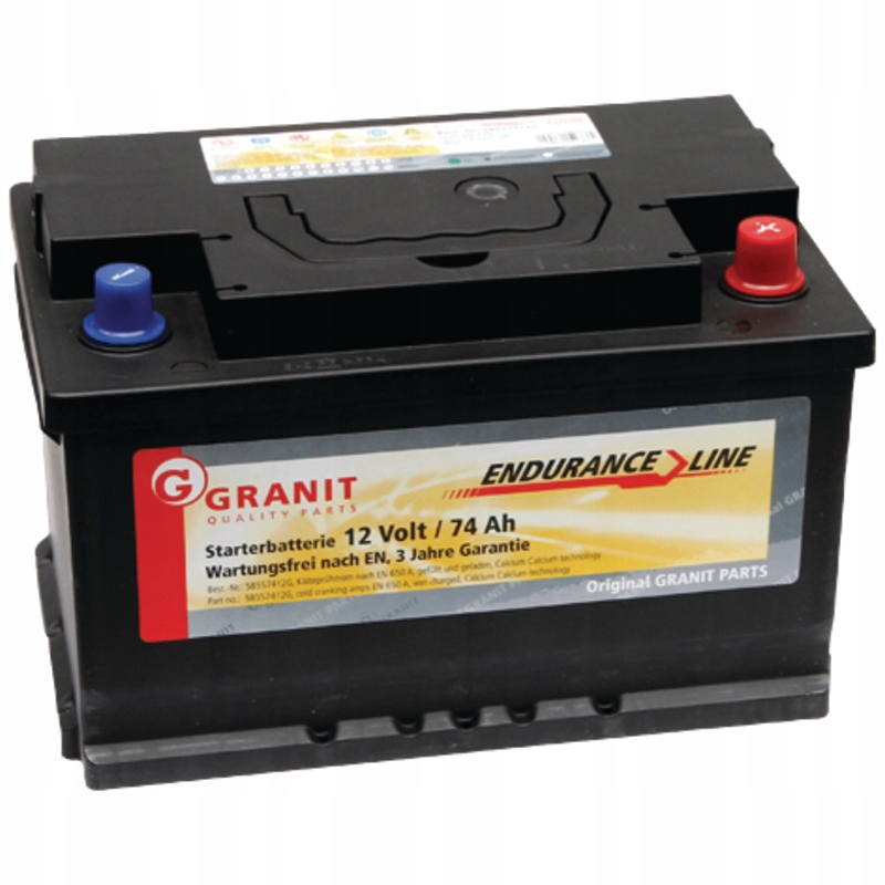 Zaplavená batéria 12 V / 74Ah