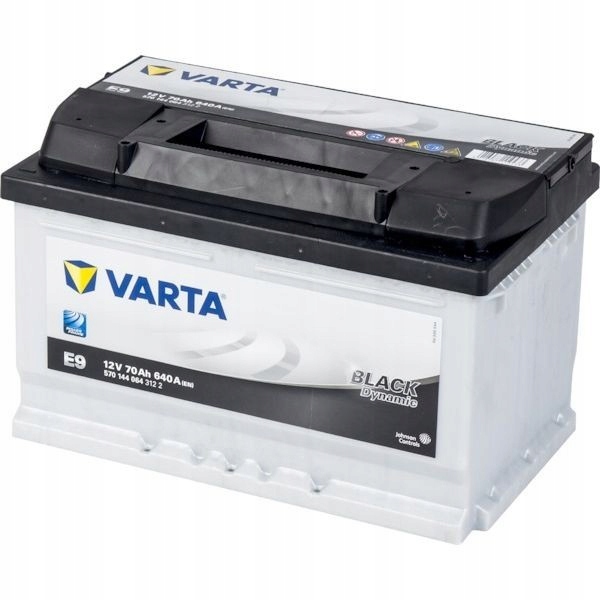 Čierna batéria Dynamic, 12 V, 70 Ah, Varta