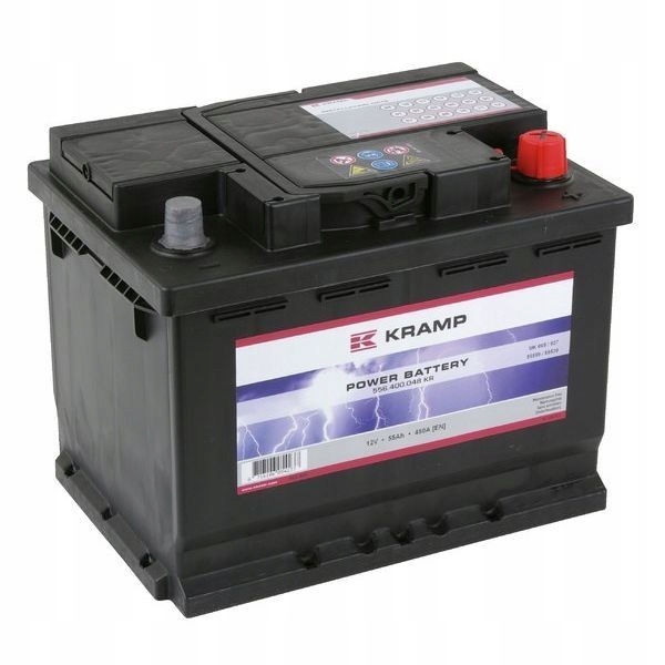 Batéria Kramp, 12 V, 56 Ah, plná