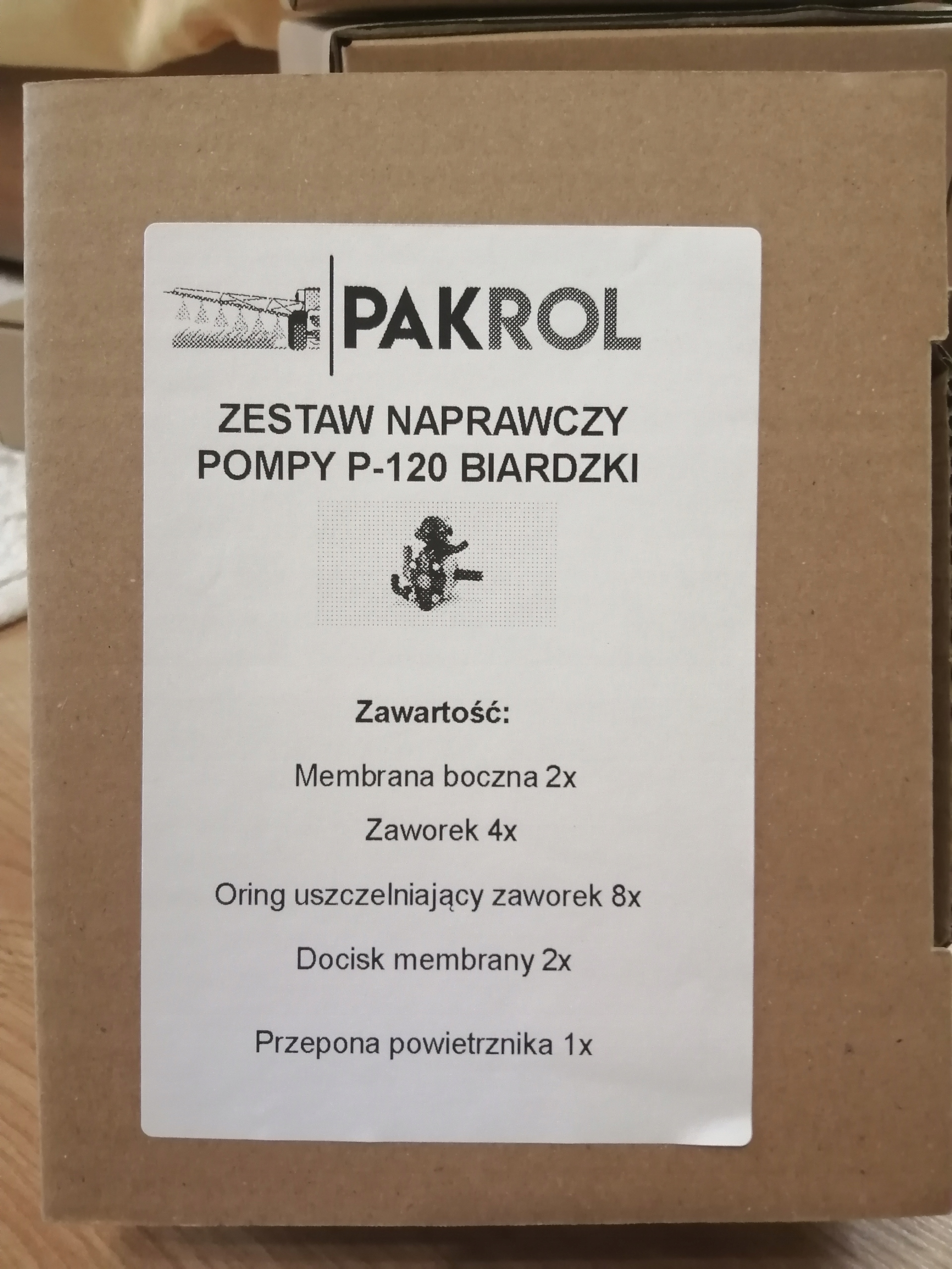 BIARDZKI - originálna opravná sada pre čerpadlo P-120