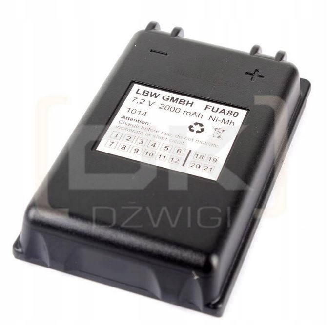 Batéria Autec 7,2 V 2 000 mAh Ni-Mh FUA80