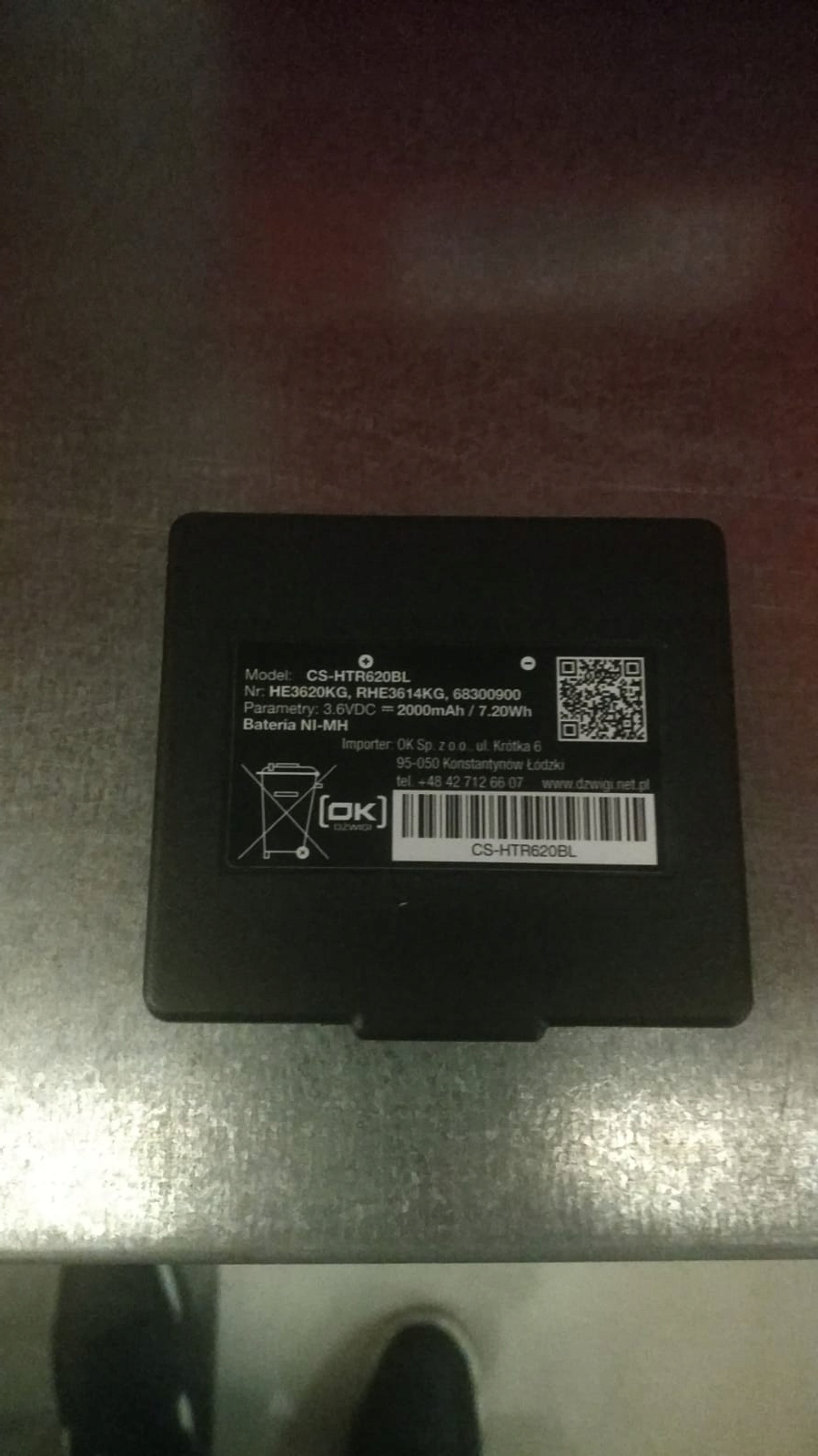 Batéria Hetronic Mini 68300 900 3,6 VDC 2 000 mAh