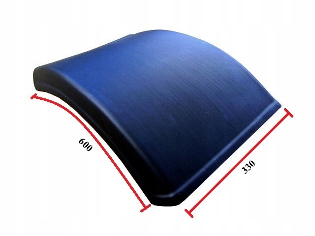 Blatník vyrobený z polyetylénu 330 × 600 R515