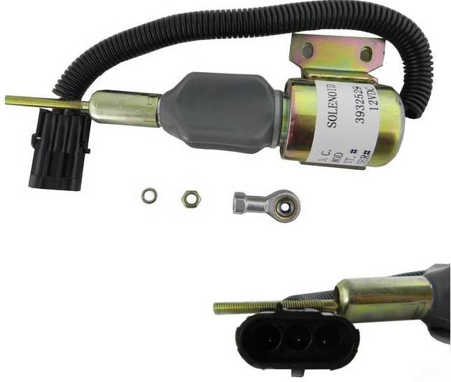 HASENIE Cievkové solenoidové kummíny 12V JCB HYUNDAI