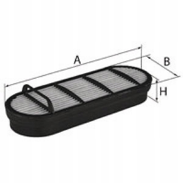 CF3240 Prvok filtra sekundárneho vzduchu MANN-FILTER