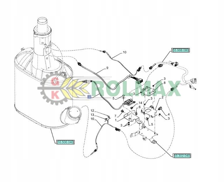 Senzor New Holland T6 T7 48011210