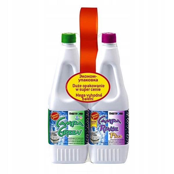 Duopack - Campa Green 1,5 l + plákanie plus 1,5 l