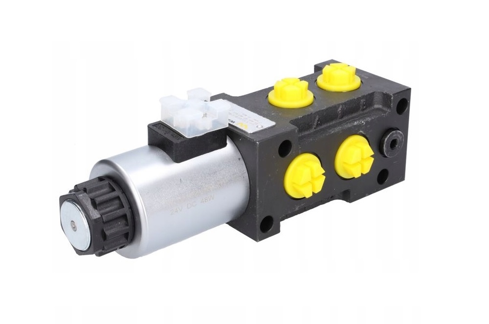 Rozdeľovač. ventil. solenoidový smerový ventil elektromagnetické ovládanie