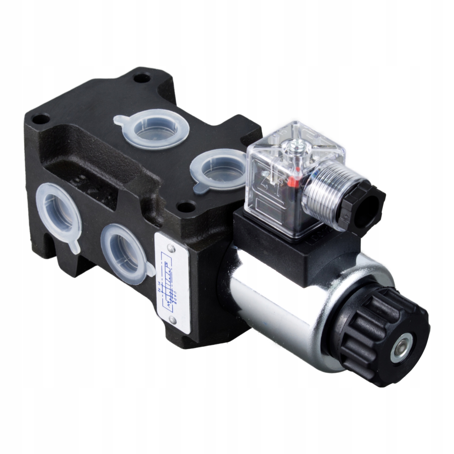 Hydraulický ventil 6/2 12 V | 50 l/min | 250 bar | Prepínací elektroventil