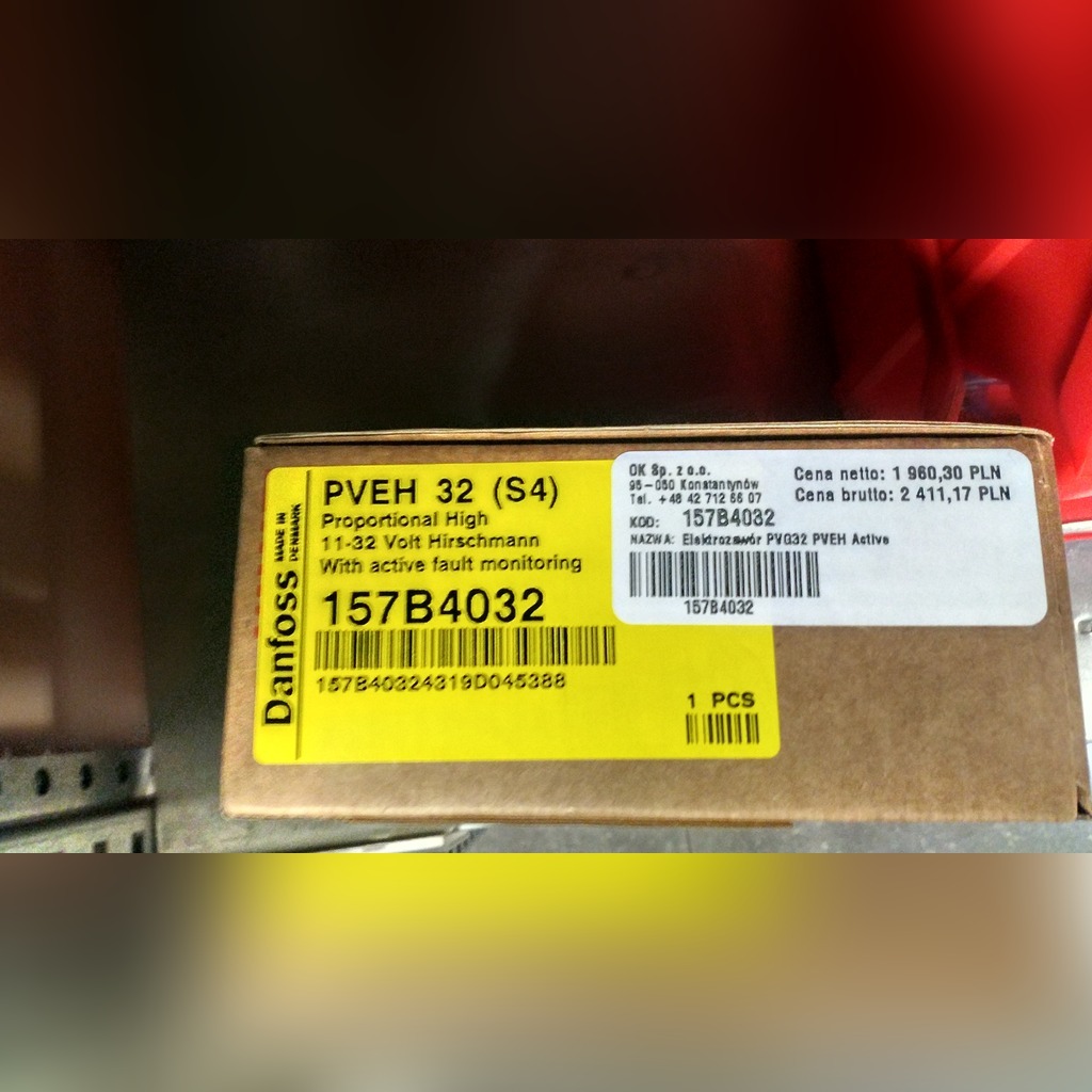 Cievka elektromagnetického ventilu PVG32 Danfoss 157B4032