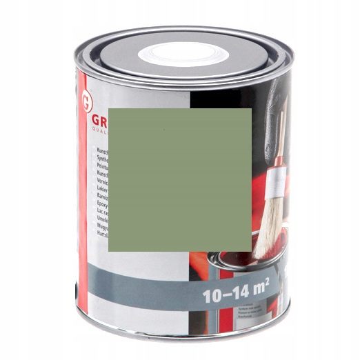 Farba lak zelená matná RAL6021 1l
