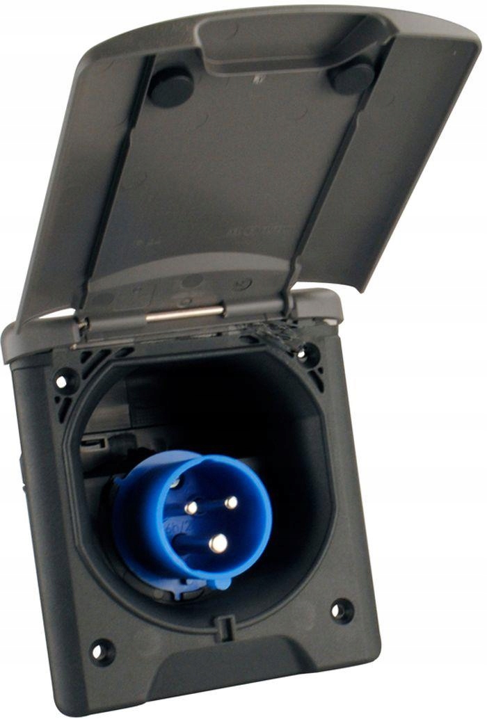 ZÁSUVKA FAWO 230V CEE S MAGNETICKÝM ZATVORENÍM