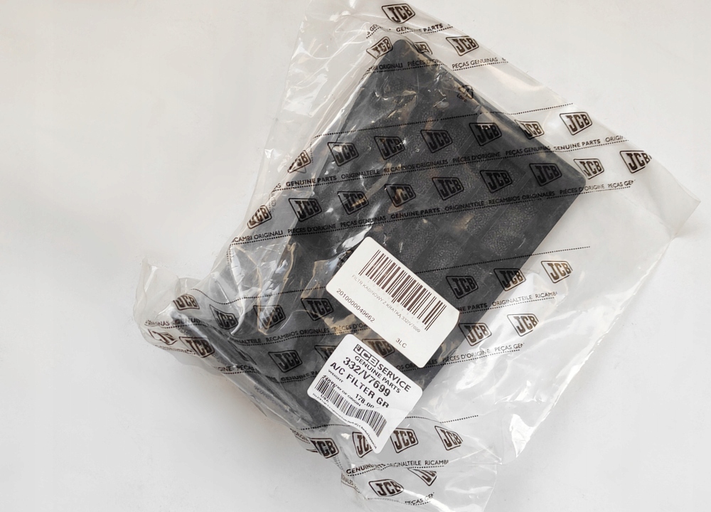 Kabínový filter s grilom 332 / V7699 jcb fastrac 2170