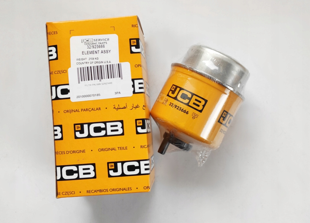 Palivový filter 32/925666 jcb 8014 8018 8016 8030ZTS