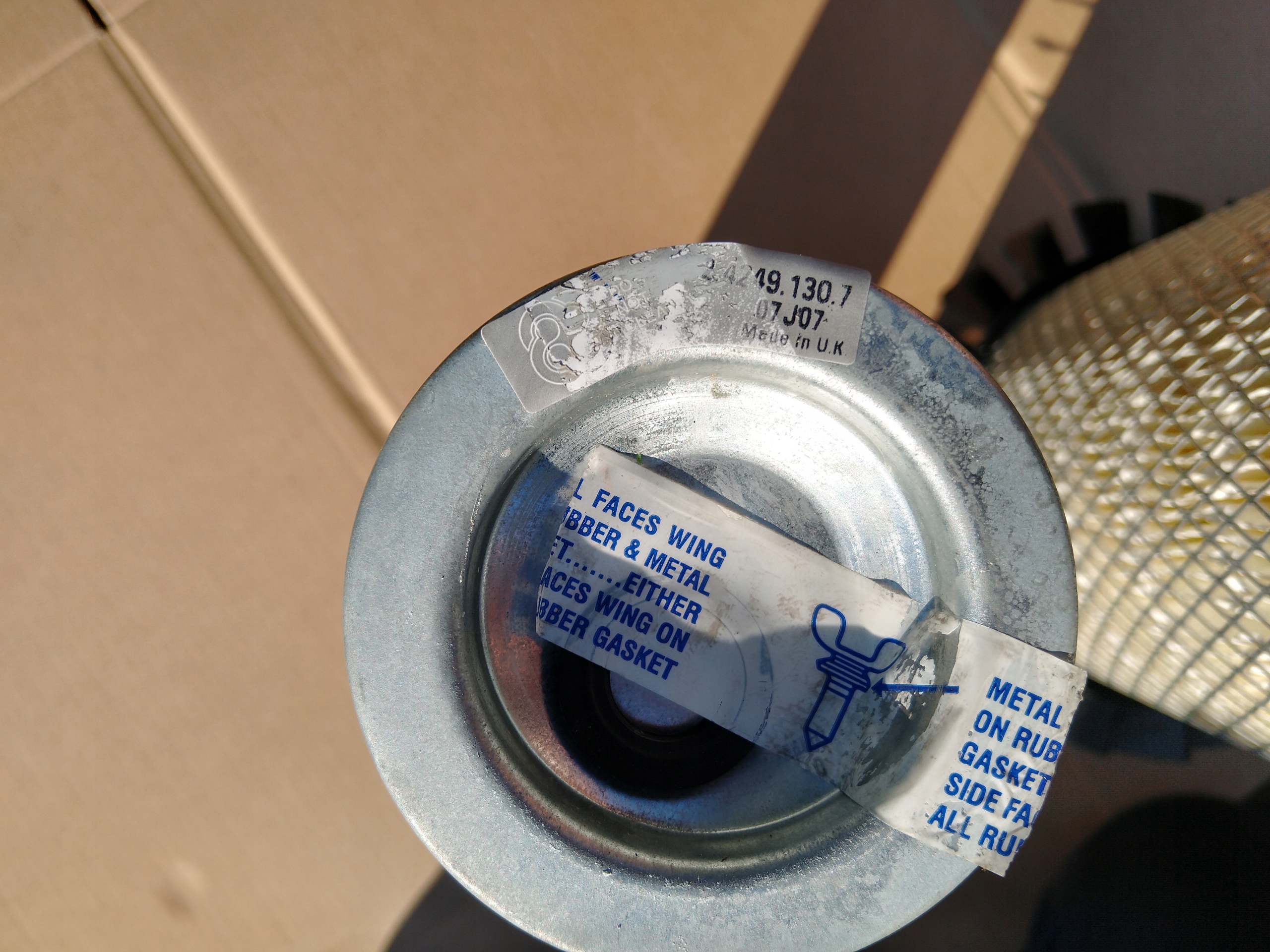 Vzduchový filter 242491307 1093683M92 SL8587 CF922,