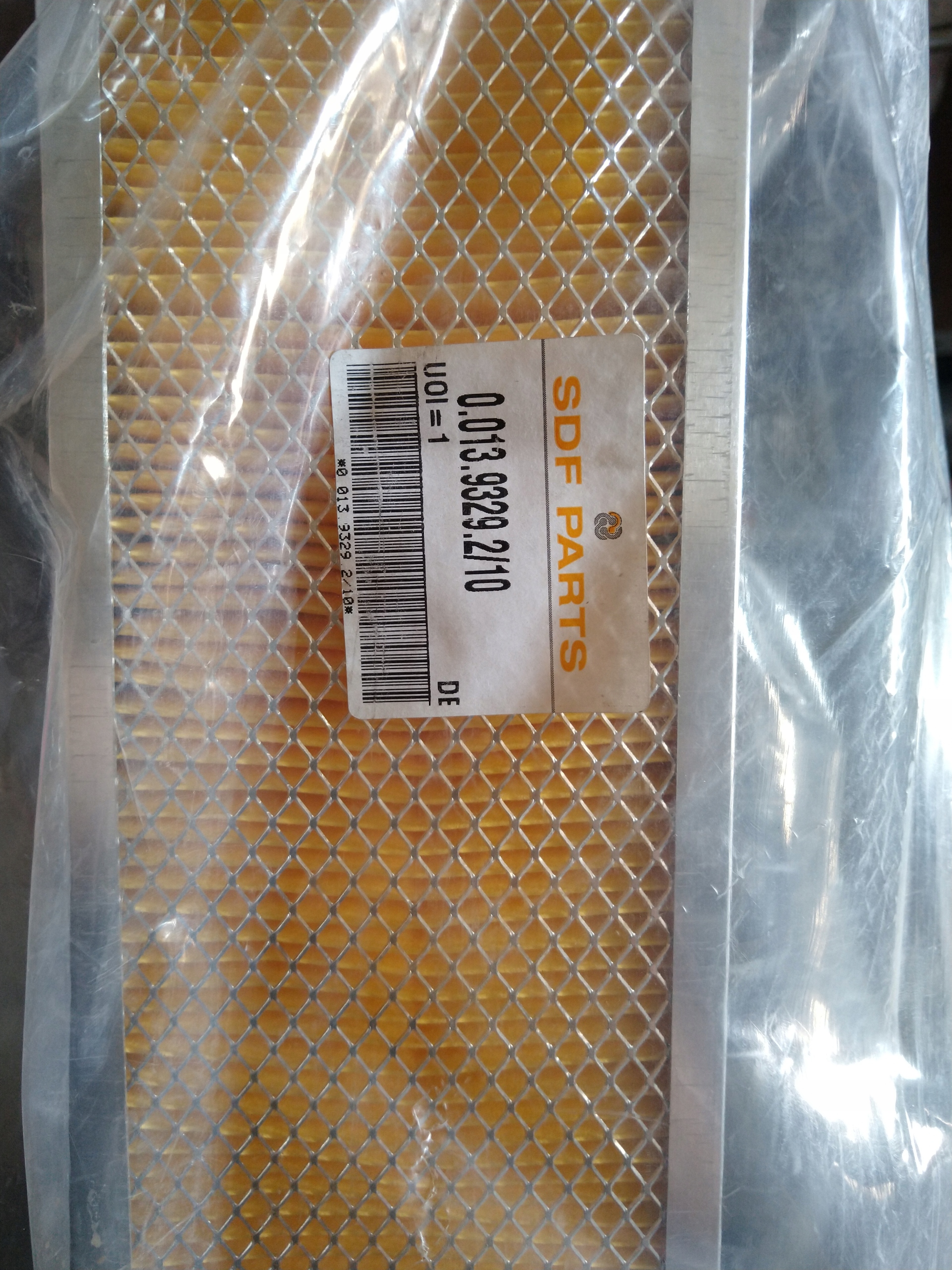 Kabínový filter SDF 0,013,9329,2/10 Originálny SC70089