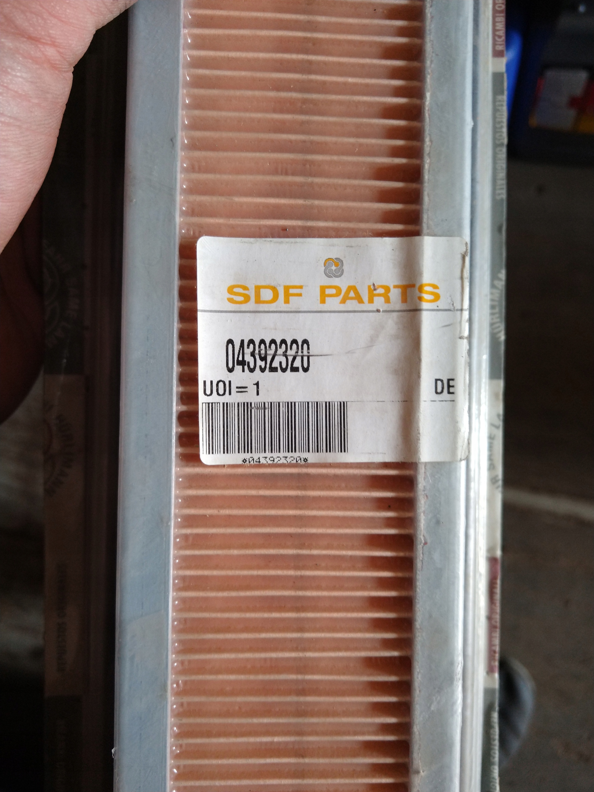Kabínový filter SDF 04392320 Originál