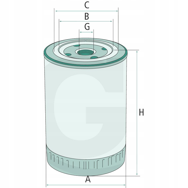 Filter motorového oleja LF3783 836662580 V83666258