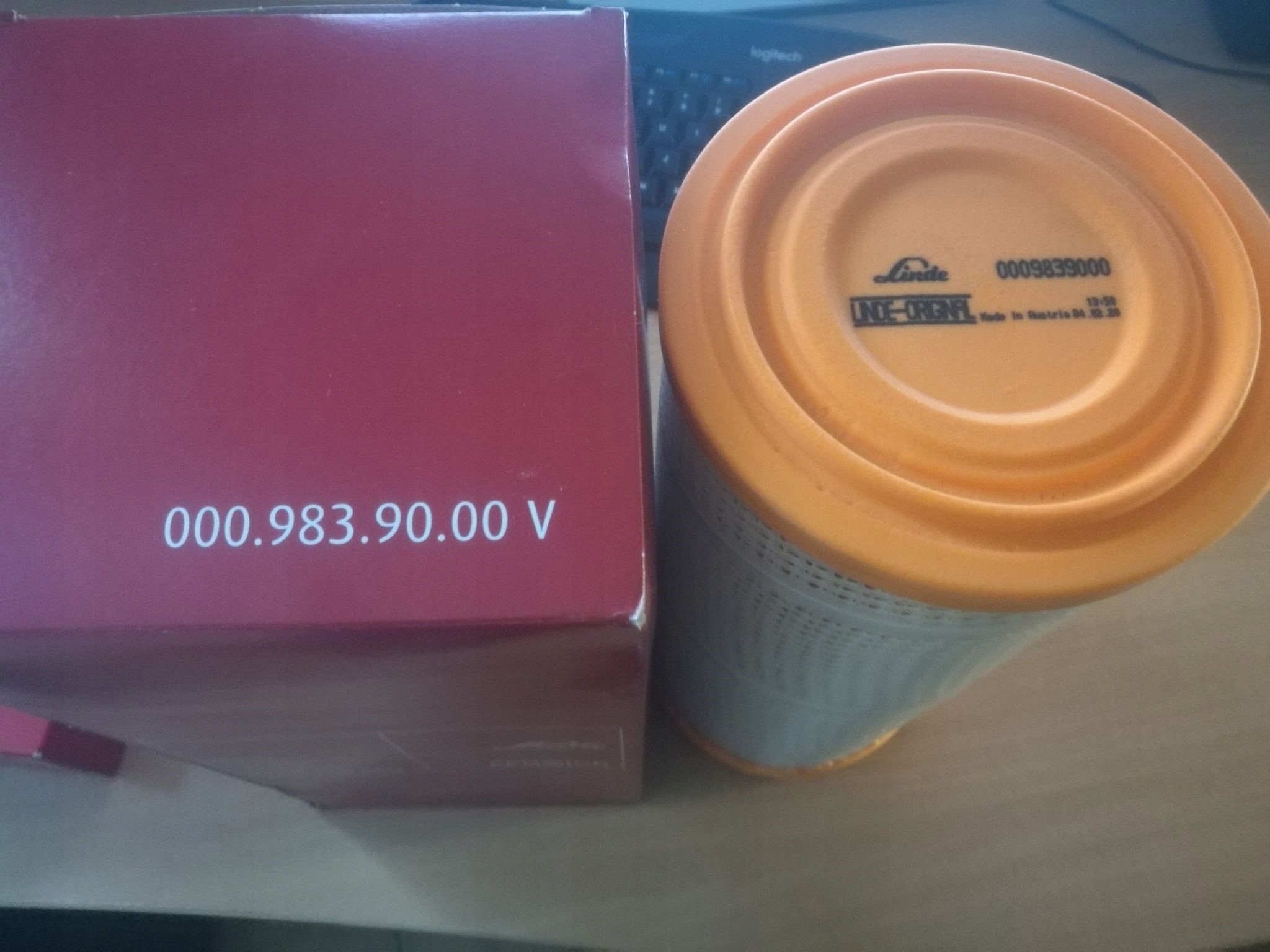 Vzduchový filter 0009839000 ORIGINÁL LINDE