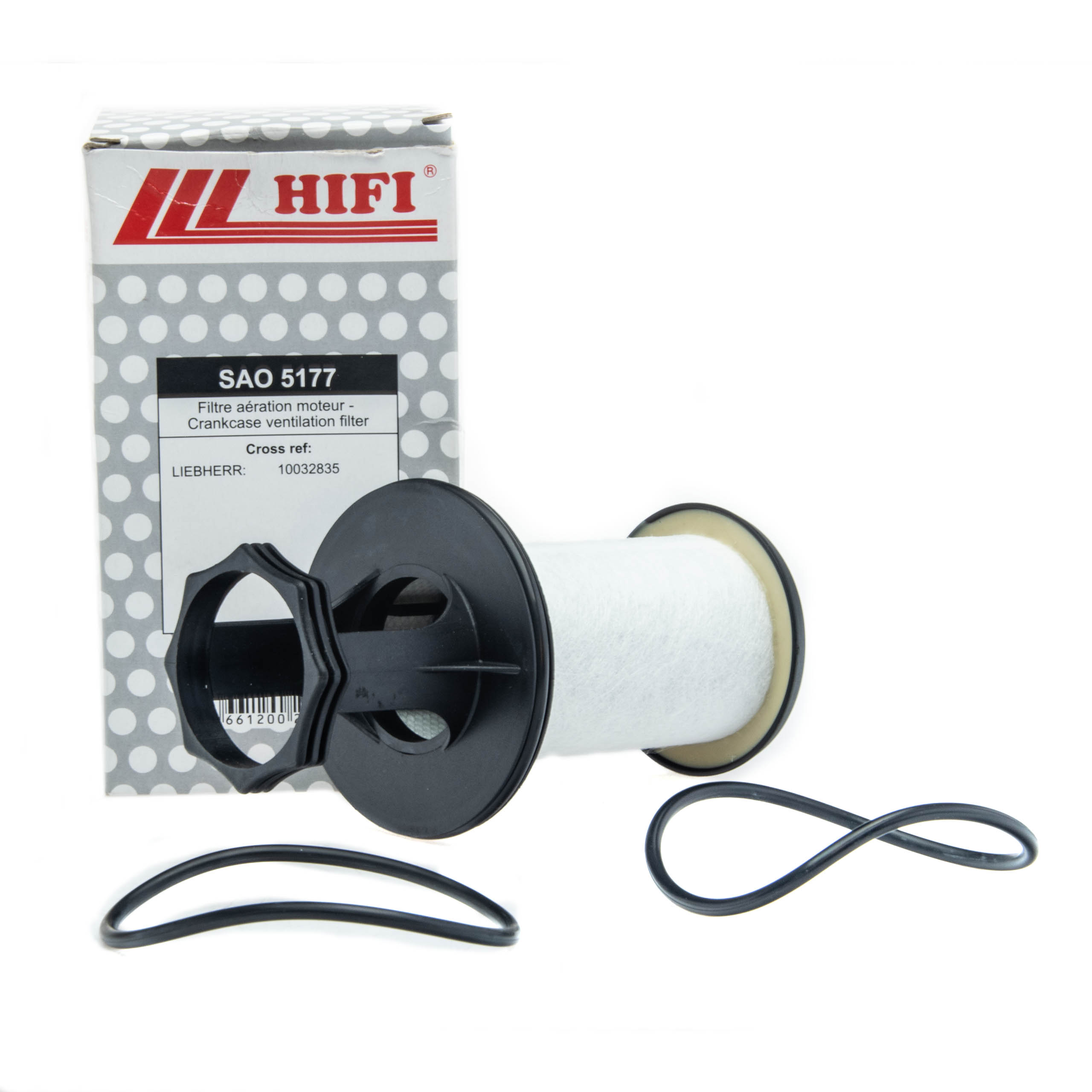 Vzduchový filter HIFI SAO5177 pre stroje LIEBHERR