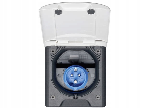 Externá elektrická zásuvka 230 V. Magnet