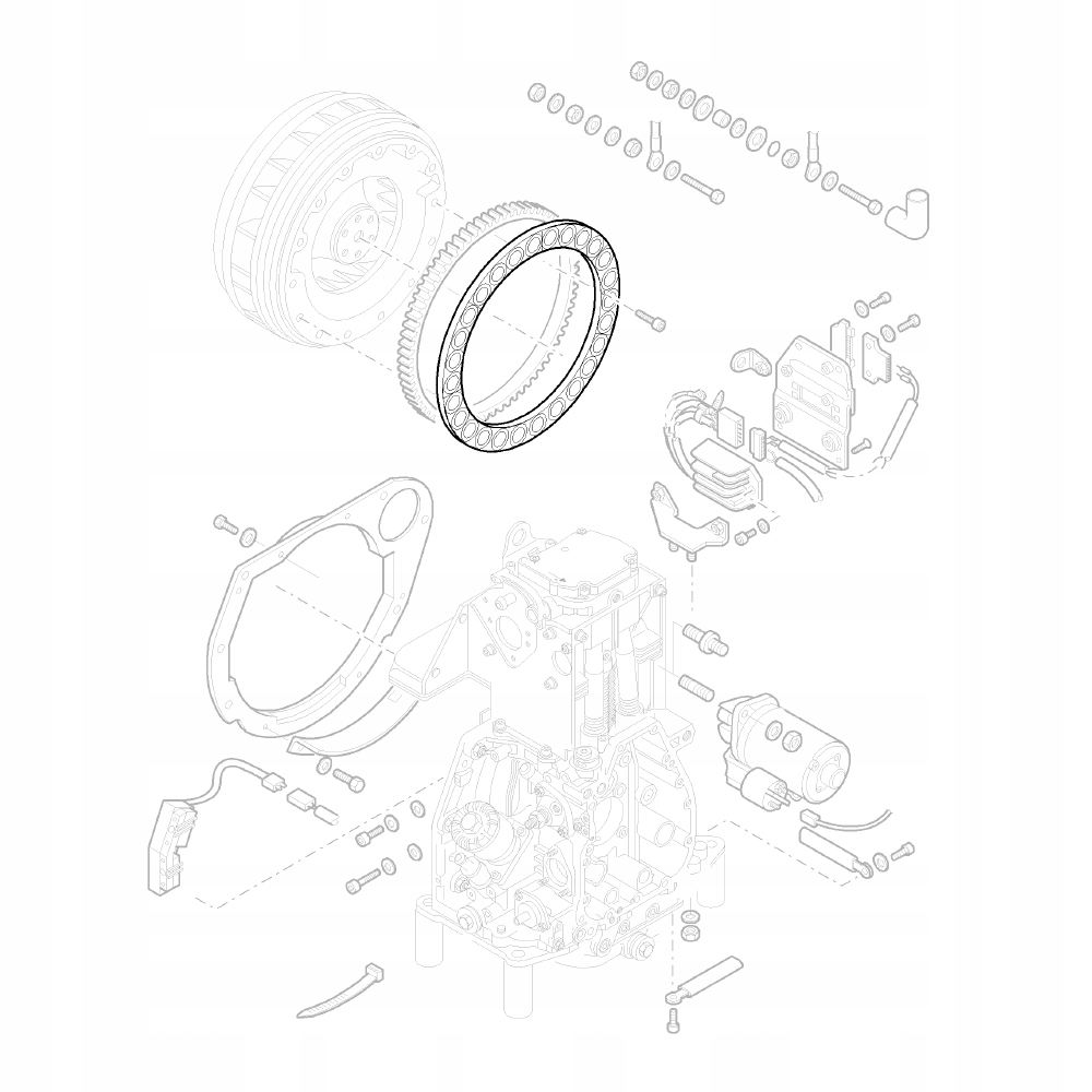 HATZ 01543600 Magnetický krúžok 1D41 1D42 1D50