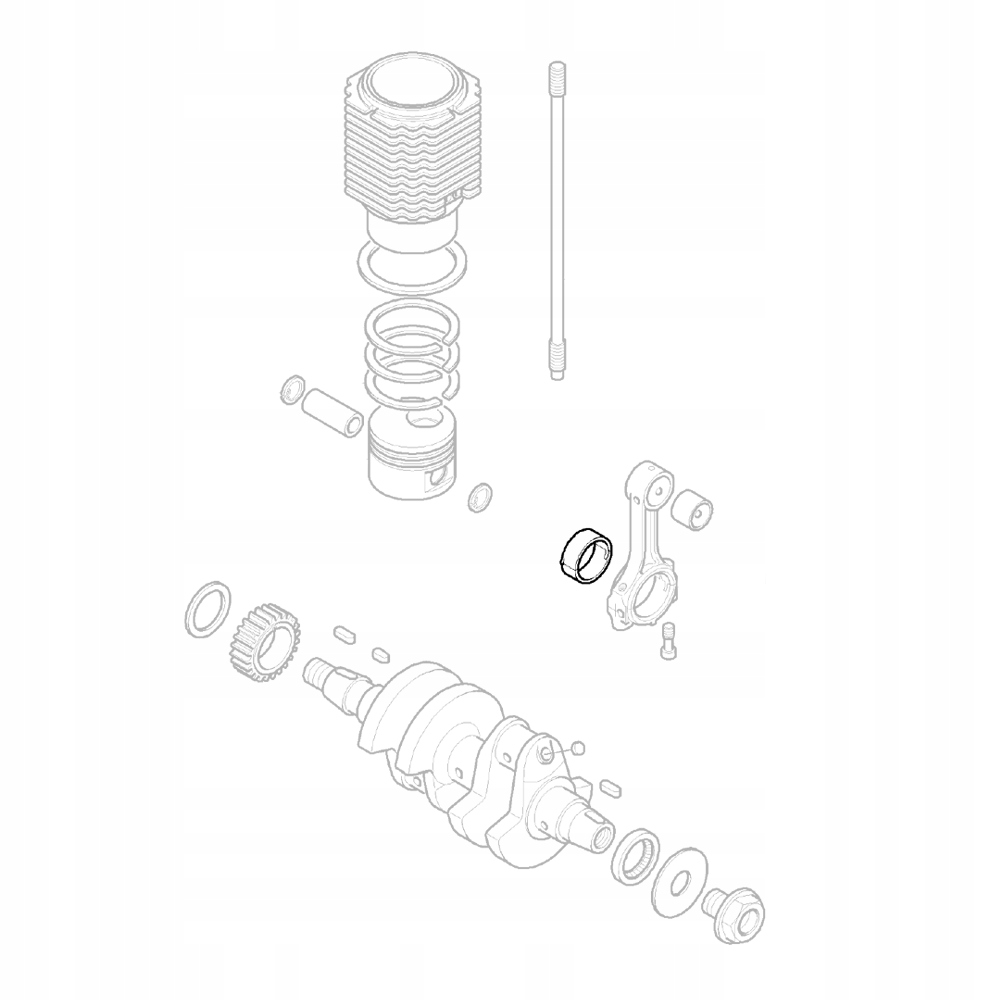 HATZ 02251800 Ojnica škrupiny +0,50 2G30 2G40