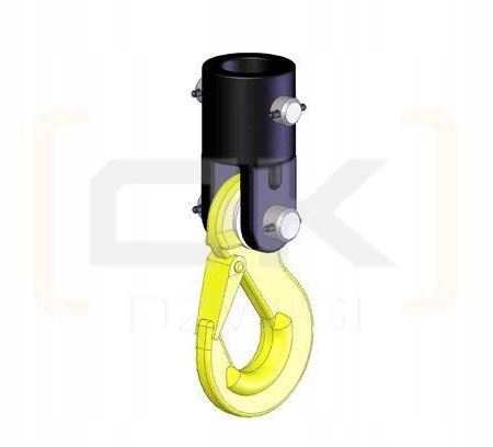 Hák na rotátor s objímkou 5 000 kg d30 FR15 01579