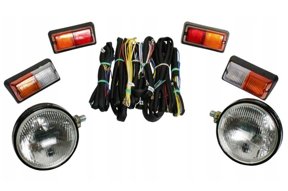 Inštalácia sady T-25, rozvody + kovové lampy