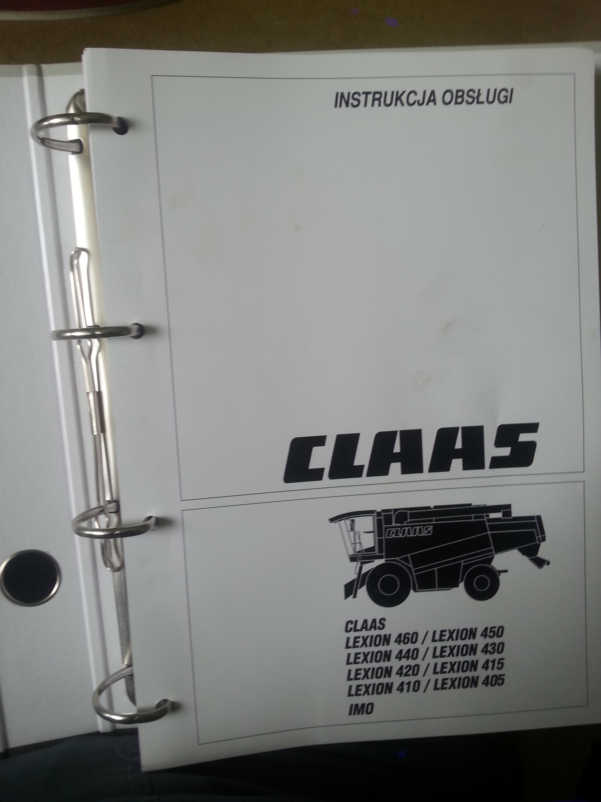 Užívateľská príručka Claas Lexion 420 440 450 CEBIS