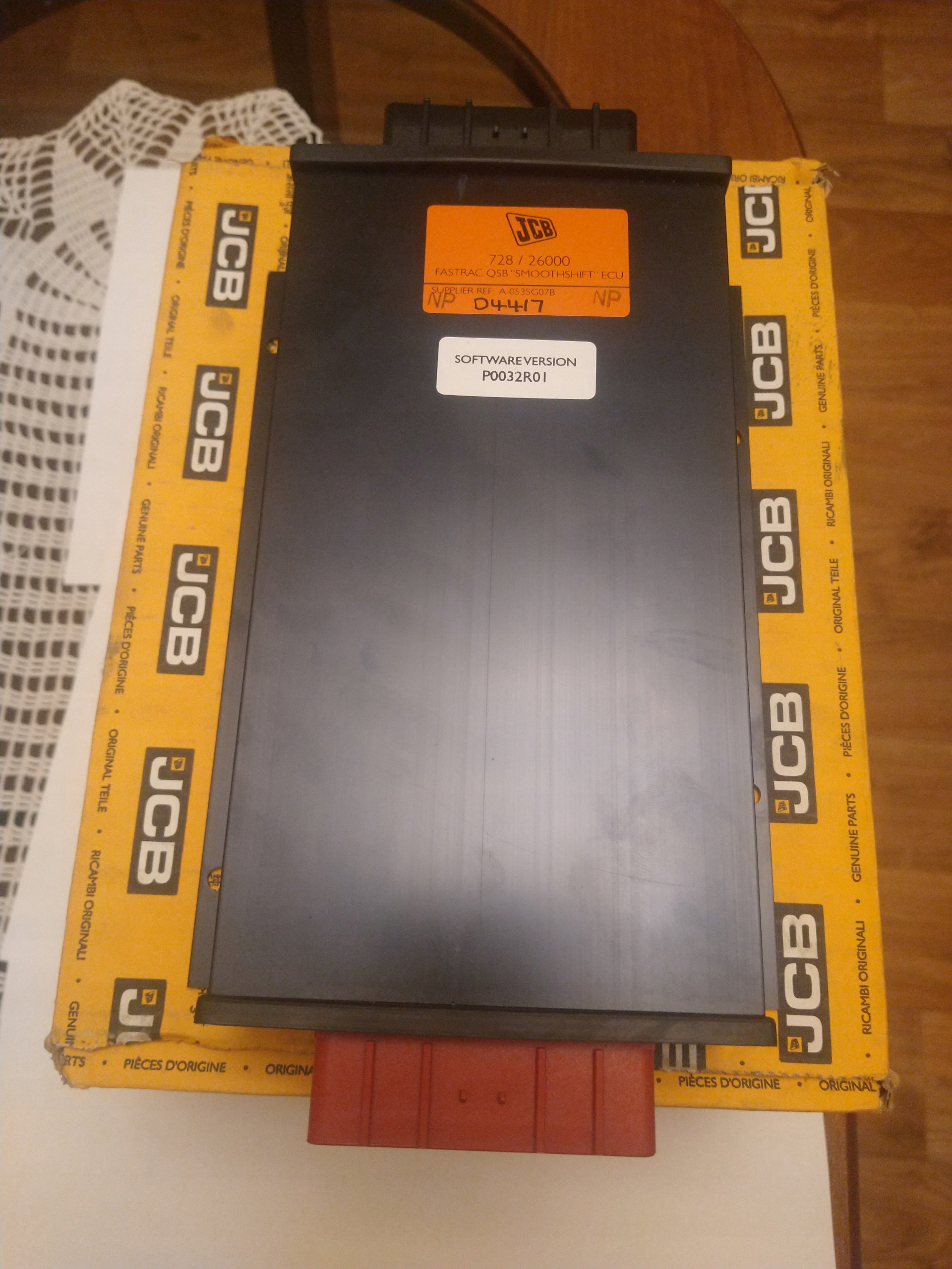 Počítač radiča prevodovky JCB Fastrac 728/26000