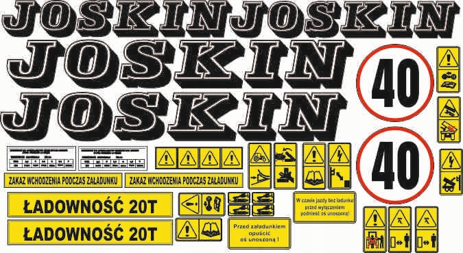 Nálepka s nálepkou prívesu JOSKIN