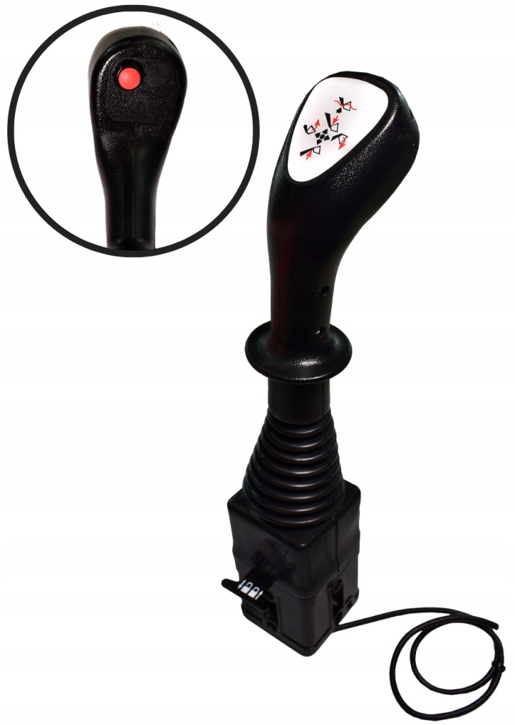 Joystick pre TUR s 1 tlačidlom | Zosilnený | Ovládanie hydraulického rozvádzača