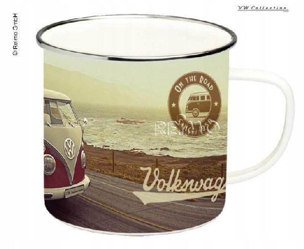 Kempingový smaltovaný hrnček 500ml VW Collection