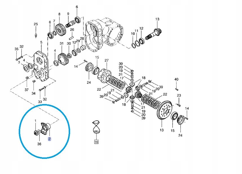 New Holland LM Flange 85813909
