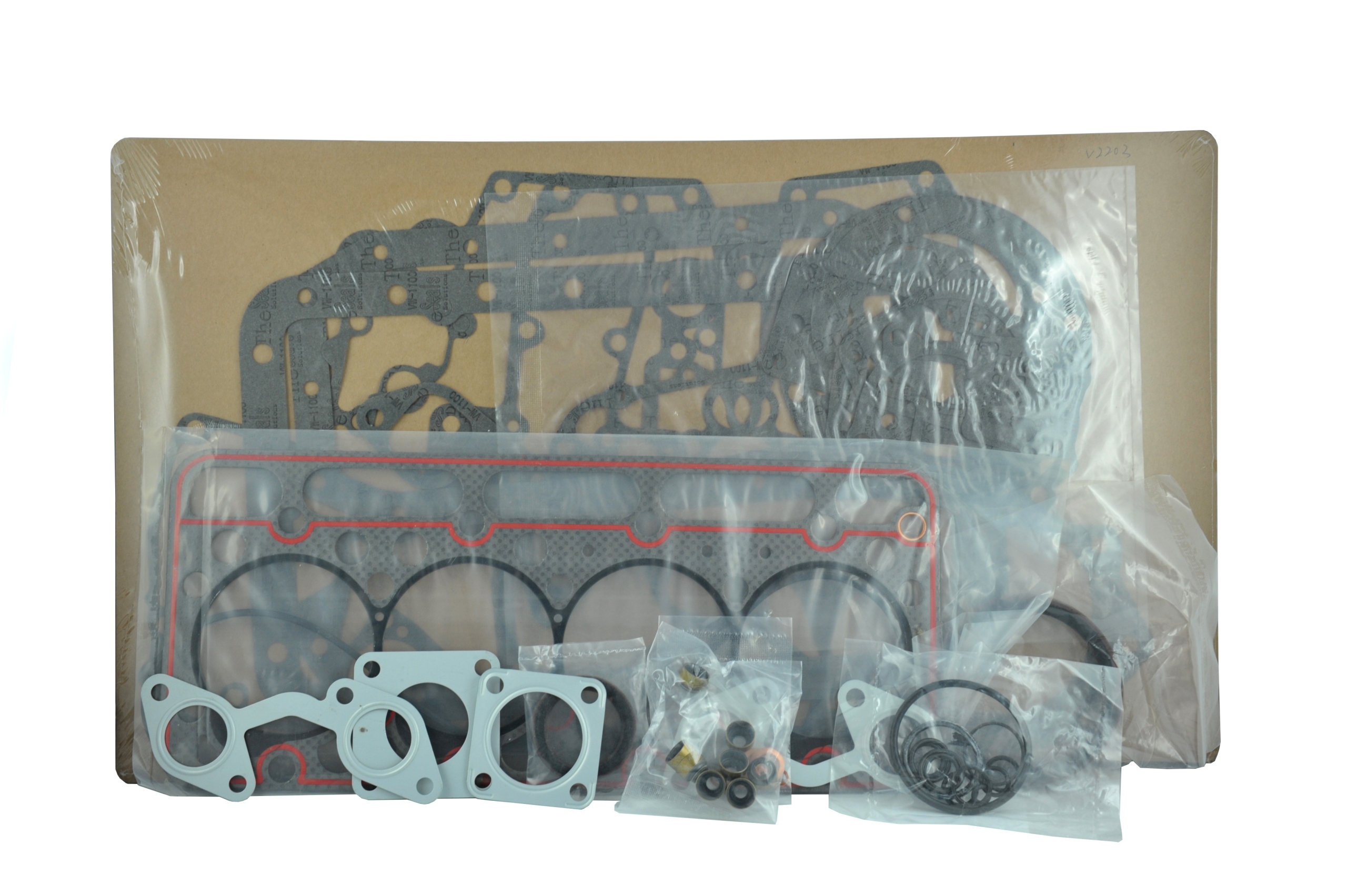 Sada tesnení Kubota V2203 motor 4 valce