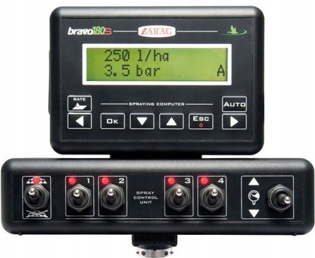 Počítač Arag Bravo 180s, 4 sekcie pre postrekovač