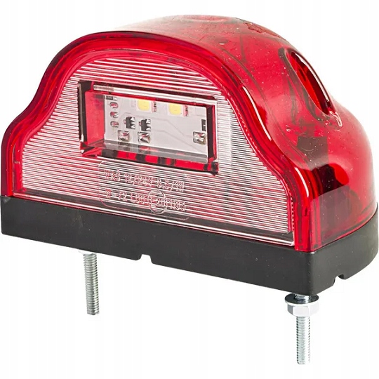 ČERVENÉ LED DOSKOVÉ SVETLO 12-24V WAŚ