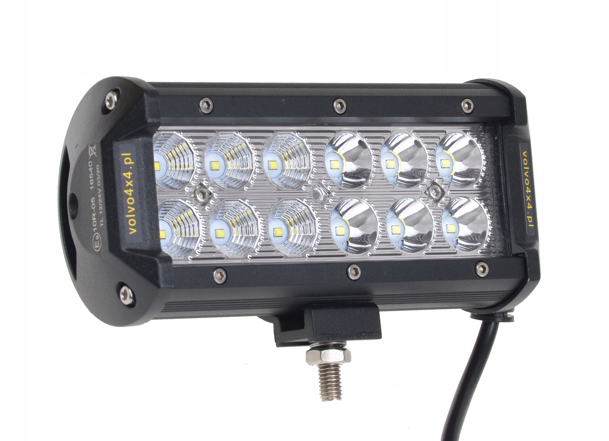 Pracovná svietidlo halogénová led typ 36 W combo mix 12 / 24 v