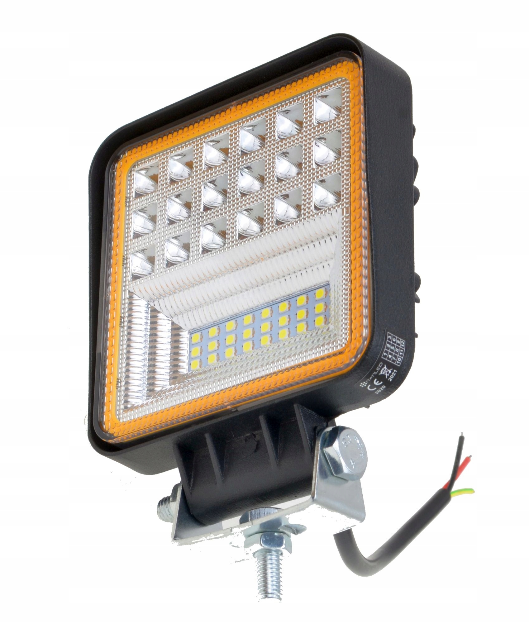 Led pracovné svetlo 45 W + krúžok 12 / 24 v kombinovaný traktor