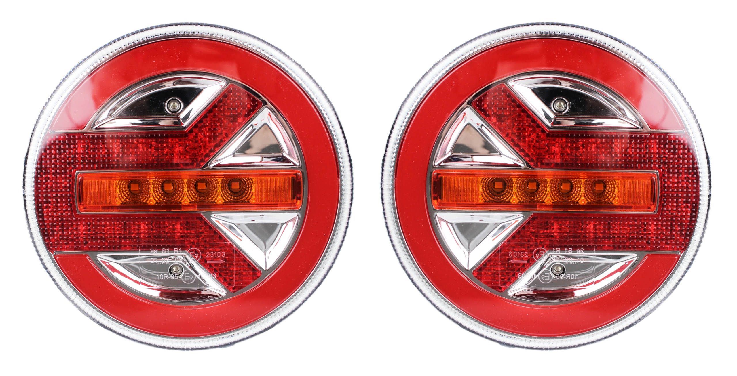 LED ZADNÉ SVETLO 12V 24V KULATÉ